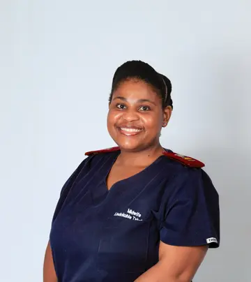 Lindokuhle Tshabalala, Lead midwife. Antenatal, birth and postnatal care