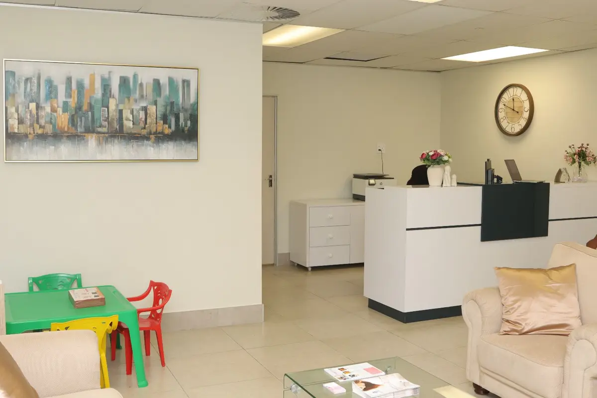 The reception of a Network One Health clinic